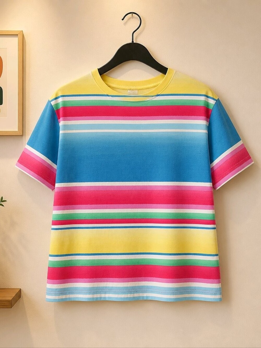 Vintage Ralph Lauren Country Striped Tee L